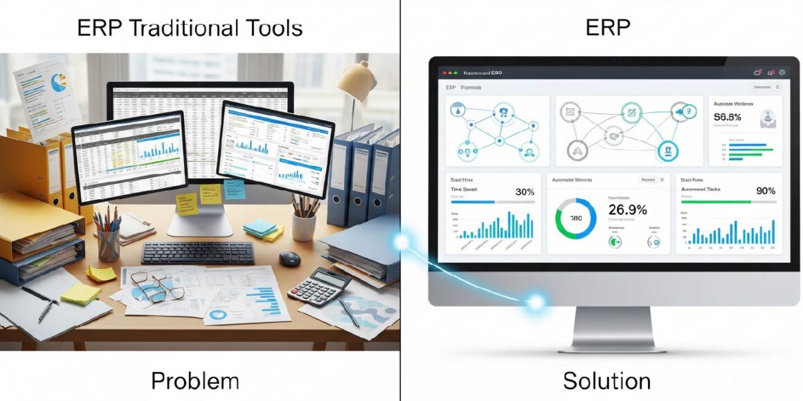 ERP vs Traditional Management Tools
