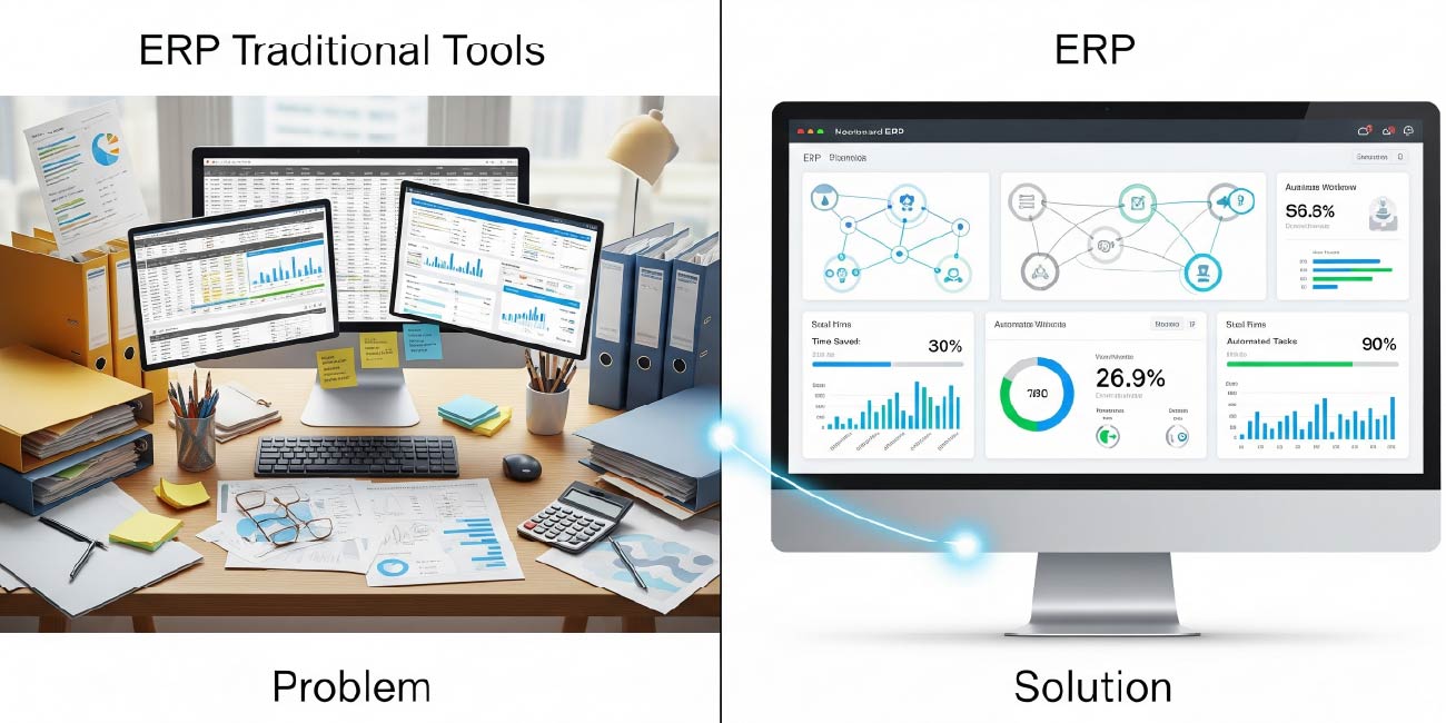 ERP Vs Traditional Management Tools: Which Saves More Time?